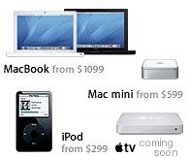 Macbook, MacPro & iPod