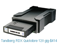 Tandburg RDX Quick Store